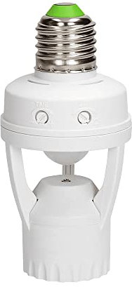 E27-Lampenfassung mit Bewegungsmelder - IP20-360°-Erkennung