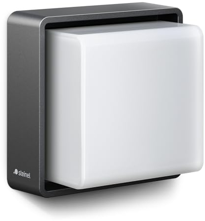 Steinel LED Außenleuchte L 845 SC Connect, Bewegungsmelder, smarte Wandleuchte dimmbar, bedienbar per App, Zeitschaltuhr, Anthrazit