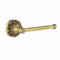 Lucyound Antique Brass Toilet Roll Holder, Wall Mounted Loo Roll Holder for Bathroom Tissue Roll, Vintage Gold Decorative Bathroom Accessories, Petal-Relief Series