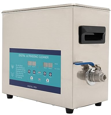 6,5L Ultraschallreiniger Edelstahl Ultraschallreinigungsgerät mit Timer Heizung Ultrasonic Cleaner Ultraschall-Reinigungsgerät für Schmuck Brillen Uhren Gläser Ohrringe