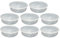 M1SS (Pack of 8 2000ML Clear Round Plastic Containers with Airtight Lids Takeaway Food Storage Containers Perfect for Food Prep Meal, Fruit Salad & Cake Boxes, BPA Free Microwave, Freezer Safe