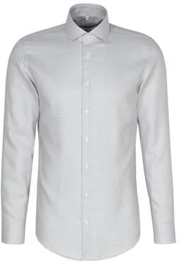 Seidensticker Herren Business Hemd - Regular Fit - Bügelfrei - Kent-Kragen - Langarm - 100% Baumwolle