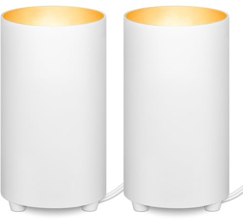 Sunvie Sunvie 2 Pack Up Lights Indoor Floor Can Light, Uplighting Spotlight Accent Lighting With 2700K Gu10 Led Bulbs, 5W Uplights Indoor Spot Light For Home Plant, 5.9 Ft Plug Cord & Foot Switch