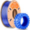 ERYONE TPU Filament 1.75mm, 3D Drucker Filament,Flexible TPU Filament, TPU 95A, Maßgenauigkeit +/- 0,03 mm, 1kg 1 Spule, Blau