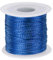 sourcing map Cordoncino in poliestere, 1 mm, 109 metri, filo per perline cerato, per la creazione di bracciali, gioielli e collane, tessitura macramè, filo satinato blu