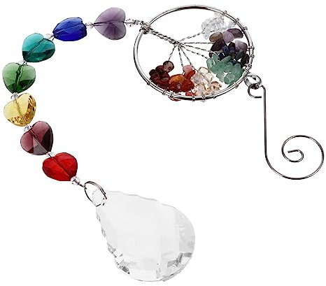 KONTONTY Herzförmige Kristallprismen Hängedekoration Für Fenster Feng Shui Und Kreative Raumgestaltung Verwandelt Sonnenstrahlen Regenbogenfarben Für Zuhause Und Besondere Anlässe