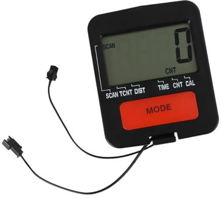 Dickly Rudergerätzähler Trainingszeitzähler Stabile Ausrüstung Stepper Fitnessmonitor für Krafttrainingsgeräte
