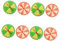 TOYANDONA 8 STK Lotterie-Plattenspieler farbiges Rad Partyspiel Rad Radspielzeug Partyrad tischläufer Weihnachten rolf zuckowski Weihnachten Party-Preisrad Partyspiel-Plattenspieler Plastik