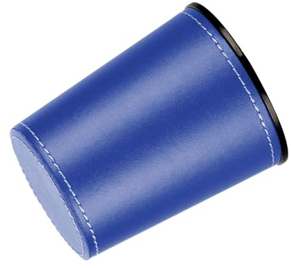 HUANGGG Modischer Würfel-Shaker, Tischspiel, PU-Leder, Würfelbecher, Flanell-Innenseite, leiser Shaker für Party, Club, Spiel