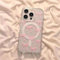 Yhsvie Magnetisch Handyhülle für iPhone 11 pro Silikonhülle, Süßes Schleife Schutzhülle iPhone 11 pro Transparent Stoßfest Case TPU Bumper Cover für Frauen Mädchen Ultradünn Hülle,Rosa