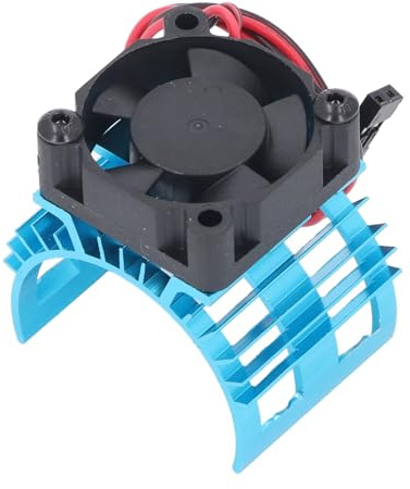 High RC Car Motor Cooling Fan with Aluminum Alloy Heatsink for 540/550/3650/3660/3665 Size Motors - Efficient Cooling & Durable Design - Suitable for SCX10/90046/AXI03007 Car Models