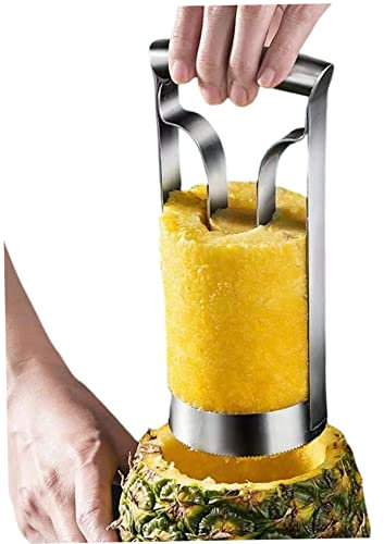 Pineapple Cutter Slicer Stainless Steel Pineapple Corer Fruit Core Remover for Kitchen Fruit Rings 8cm, Corers
