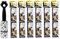 KORBOND Pet Lint Roller & Lint Refill Rolls Set - 429 Sheets - Printed Pet Roller (33) plus 12 Refill Rolls (396) - Dog Hair Remover - Cat Hair Remover