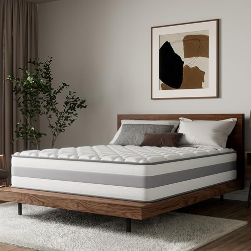 HOMAVO Matratze 140x190x25 cm H3/H4, 7-Zonen Taschenfederkernmatratze, Gel Memory Foam, Ergonomisch Rückenfreundlich, Atmungsaktiv, Oeko-TEX CertiPUR Zertifiziert, 100 Nächte Probeschlafen