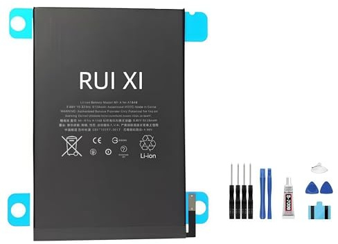 RUI XI Batterie compatible pour iPad Mini 5 A2133 A2124 A2125 A2126 + outils gratuits A1725 5173mAh