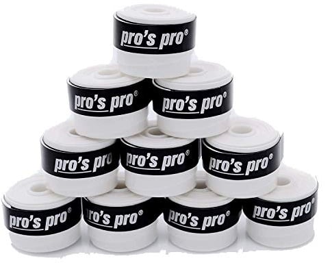 trendsportprofi Pros Pro Revoltec Tennis Griffband Weiß 10 Stück