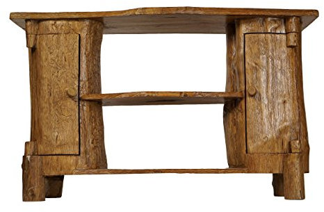 Windalf Hobbit Sideboard WOODRON b: 123 cm Lowboard 3 Ablagen 2 Schränke Handarbeit aus Wurzelholz