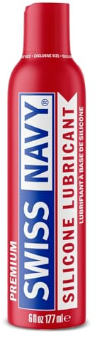 Swiss Navy Premium Silicone Based Lubricant - 6 oz