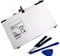 Bestome Batteria di ricambio EB-BT810ABA EB-BT810ABE compatibile con Samsung Galaxy Tab S2 9.7 SM-T810 SM-T815 SM-T819 SM-T817A/P/T/V/W/R4 con strumenti