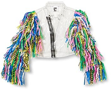 (PKT) (9906746) Ladies Birds Of Prey BOP Jacket Harley Quinn Fancy Dress Costume (S/M)