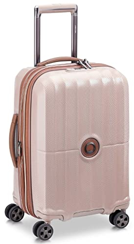 DELSEY PARIS - CARROUSEL - Valise Cabine Rigide 55 cm x 35 cm x 25 cm - 36 L - S - Rose