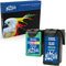 RINKLEE Wiederaufbereitete Tintenpatrone für HP 350XL 351XL kompatibel mit HP Photosmart C4280 C4340 C4380 C4480 C4580 C5280 D5360 Deskjet D4260 D4360 Officejet J6424 J5780 J5785 | 1 Schwarz, 1 Farbig