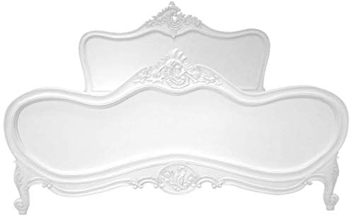 Casa Padrino Barock Bett Maison Paris Weiß 180 x 200 cm aus der Luxus Kollektion