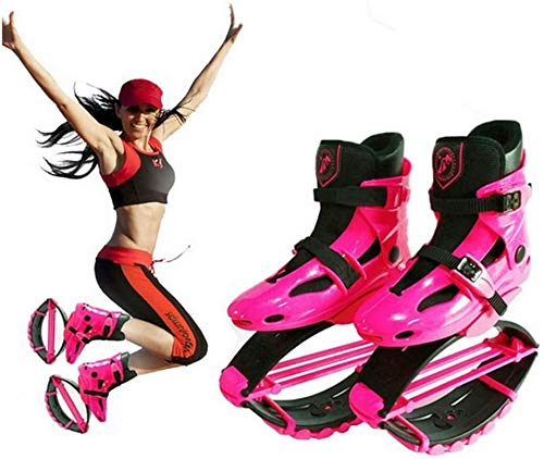 KUANDARM Scarpe di Canguro, kangoo Jump Donna, Scarpe da Fitness per Ragazze, Stivali da gravità, Scarponi da Rimbalzo per Bambini, Gamma di carico 50-70 kg, Scarpe con Molle per Saltare