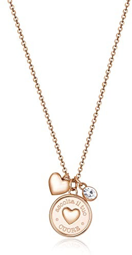 Brosway Collana Donna In Acciaio Con Simbolo Cuore, Collana Donna Collezione Chakra - BHKL04