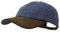Borges & Scott Die Sligo - Baseball Cap - 100% Wolle - Irish Tweed - Schirm aus Nubuk Leder - Nachthimmel Herringbone