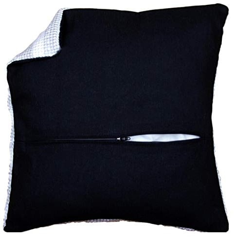 Thea Gouverneur - Kissenrückseite Kit - Schwarz - Baumwolle - Für Erwachsene - 23.5901