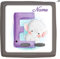 TheSmartGuard Folie passend für die Toniebox | Schutzfolie Sticker | individuell anpassbar | Baby Elefant mit Buchstabe E mit Name personalisiert | Handschrift