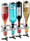 4-Position Wall Mounted Bottle Stand Optics Dispenser Plastic Alloy Wine Drink Dispenser Bottle Holder for Home Pub Rotary Wall Mounted Bottle Stand Wine Dispenser Wall Bottle Bracket 30ML