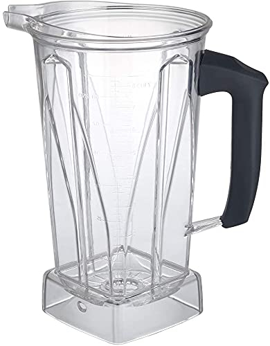 2L, 64Oz Replacement Container Jug for Vitamix Blender | Perfect for Smoothies, Soups, Frozen Fruit | Plastic Grip Container Compatible with Vitamix Accessories