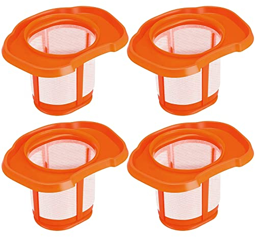 Lot de 4 filtres pour aspirateur à main sans fil BLACK+DECKER BHHV320B BHHV320J BHHV520BF BHHV520BFP BHHV520BT BHHV520JF