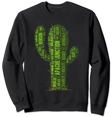 Arizona Kaktus Pflanze Wüste Urlaub Geschenk Kaktus Sweatshirt
