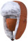 GADIEMKENSD Winter Trapper Hat for Men Warm Russian Ushanka for Women Snow Ski Hunting Trooper Hat with Ear Flaps Chin Strap Windproof Mask Fur Aviator Warm Hat Snowboarding Gear Heated Hat Camel XL