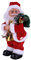 LONTG Weihnachten Dekoration Weihnachtsmann Dekofigur Elektrische Plüsch Puppe Singende Tanzende Weihnachtsfigur Home Indoor Party Tischdeko Weihnachtsdeko Lustiges Spielzeug als Kinder Geschenk