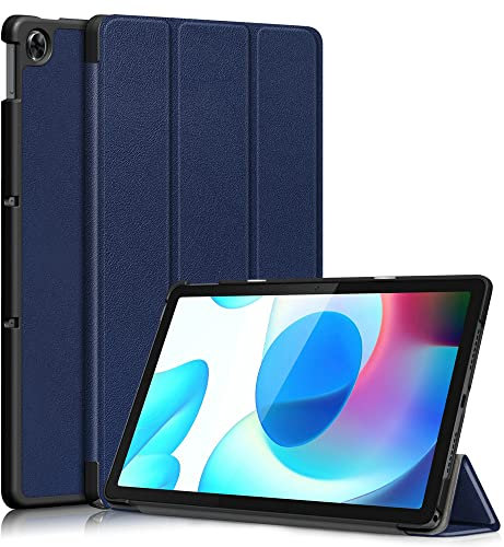 Kepuch Custer Cover per Realme Pad 10.4,PU-Pelle Case Custodia per Realme Pad 10.4 - Blu