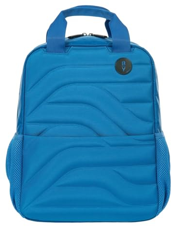 Bric's Reise-Rucksack Kollektion Ulisse B|Y, mit Trolley-Griffschlaufe. Laptop-Rucksack, PC-Tasche, Wasserabweisendes Material, Maße: 28x37x14, Neonblau