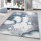 HomebyHome Kinderteppich Blau 140x200 cm Niedliches Bärenmuster Kleiner Jungen Teppich Kinderzimmer Kurzflor Teppich Extra Weich Antiallergen Babyzimmer Teppich