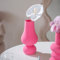 24 cm hohe Keramikvase, Hot Pink Blumenvasen für Zuhause, Büro, Hochzeit, Dekoration, Moderne, einzigartige Vase für Tisch, Tischdekoration, Bücherregal, Wohnzimmer, Einweihungsgeschenk (Hot Pink-a)