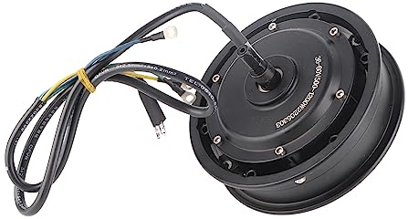 Elektrischer Fahrradnabenmotor, 10 Zoll Bürstenloser Scheibenbremsen-Radnabenmotor 1200 W 1250 U/min IP54 Wasserdicht für Elektrofahrrad-Roller-Motorräder