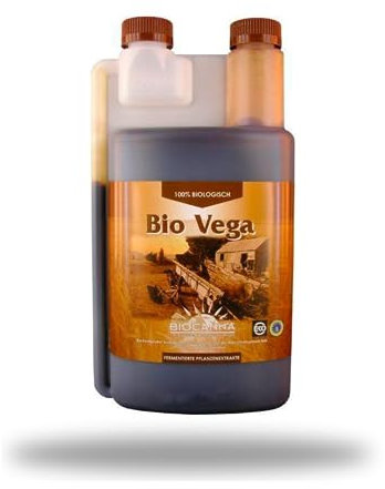 GROWMANIA Fertilizante Bio Vega de Bio Canna 1 L | Abono Etapa Incremento Rico en Nitrógeno para Plantas y Cultivos | 100% Orgánico Certificado OMRI y CU