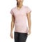 adidas Donna AEROREADY Train Essentials Minimal Branding V-Neck Tee, Semi Pink Spark, S