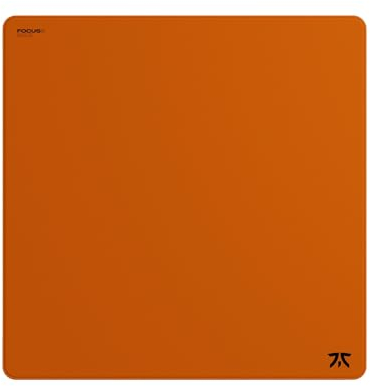 Fnatic MAX Focus 3 XL PRO - Tappetino per Mouse da Gioco, Superficie di Controllo in Tessuto Liscio Arancione, Rivestimento Resistente all'acqua, con Base in Schiuma PORON Antiscivolo (480x480x6mm)