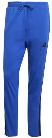 adidas Herren Essential Three Stripes Single Jersey Pant, Team royal Blue/Black, L