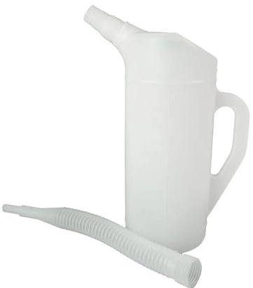 2 Litre Measuring Jug with a Flexible Spout for Diesel Petrol Fuel Oil