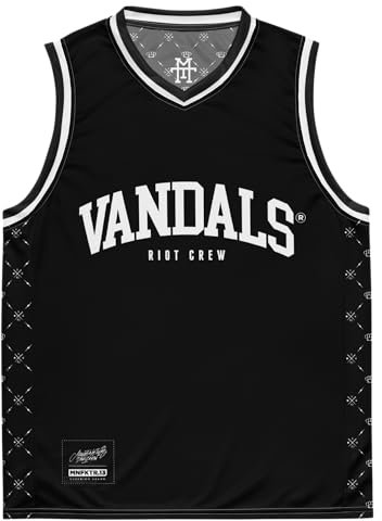 Vandals Riot Crew Jersey (Black) - Trikot, Vandalism, Shirt, Graffiti, Basketball