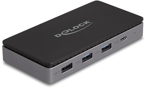 Delock USB Type-C Dockingstation 4K Dual HDMI MST Gibabit LAN PD 3.0 85
